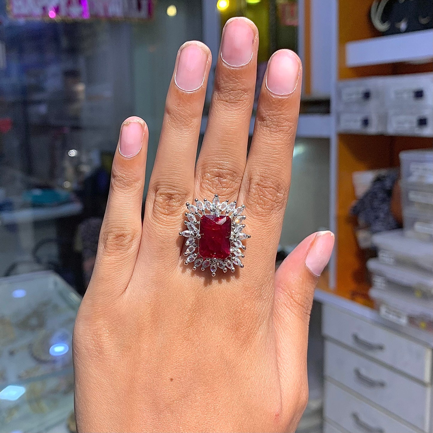 American Diamond Ring 526546