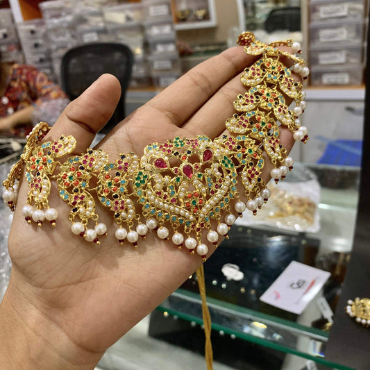 Jadau Necklace Set 134545 - Vijay & Sons