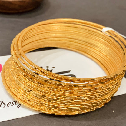 Gold Plated Bangles 56655