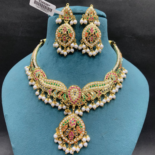 Jadau Necklace Set 567880