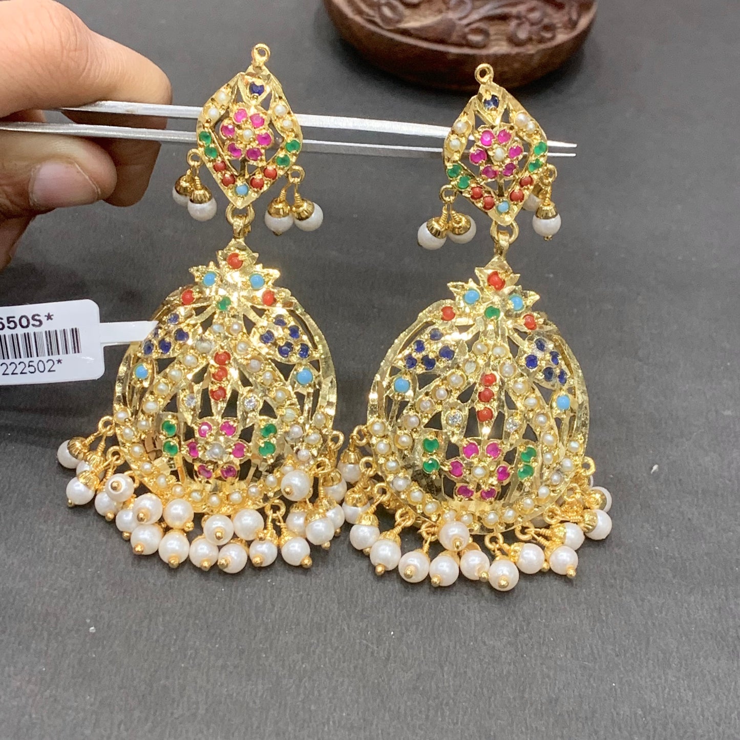 Jadau Earrings 45654