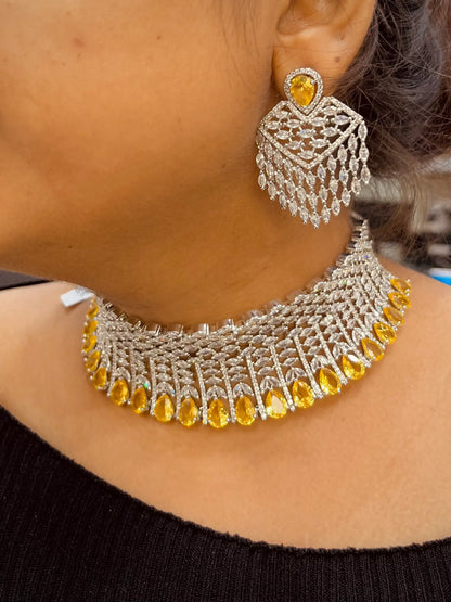 Zircon Necklace Set 4784670 - Vijay & Sons