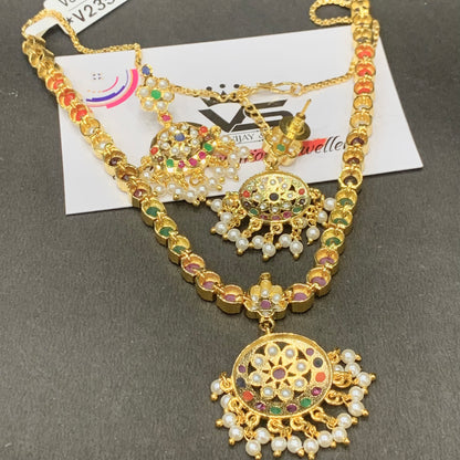 Jadau necklace set 3567864