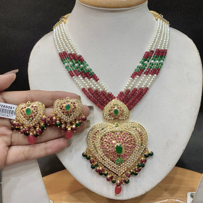 Jadau Necklace Set 41575