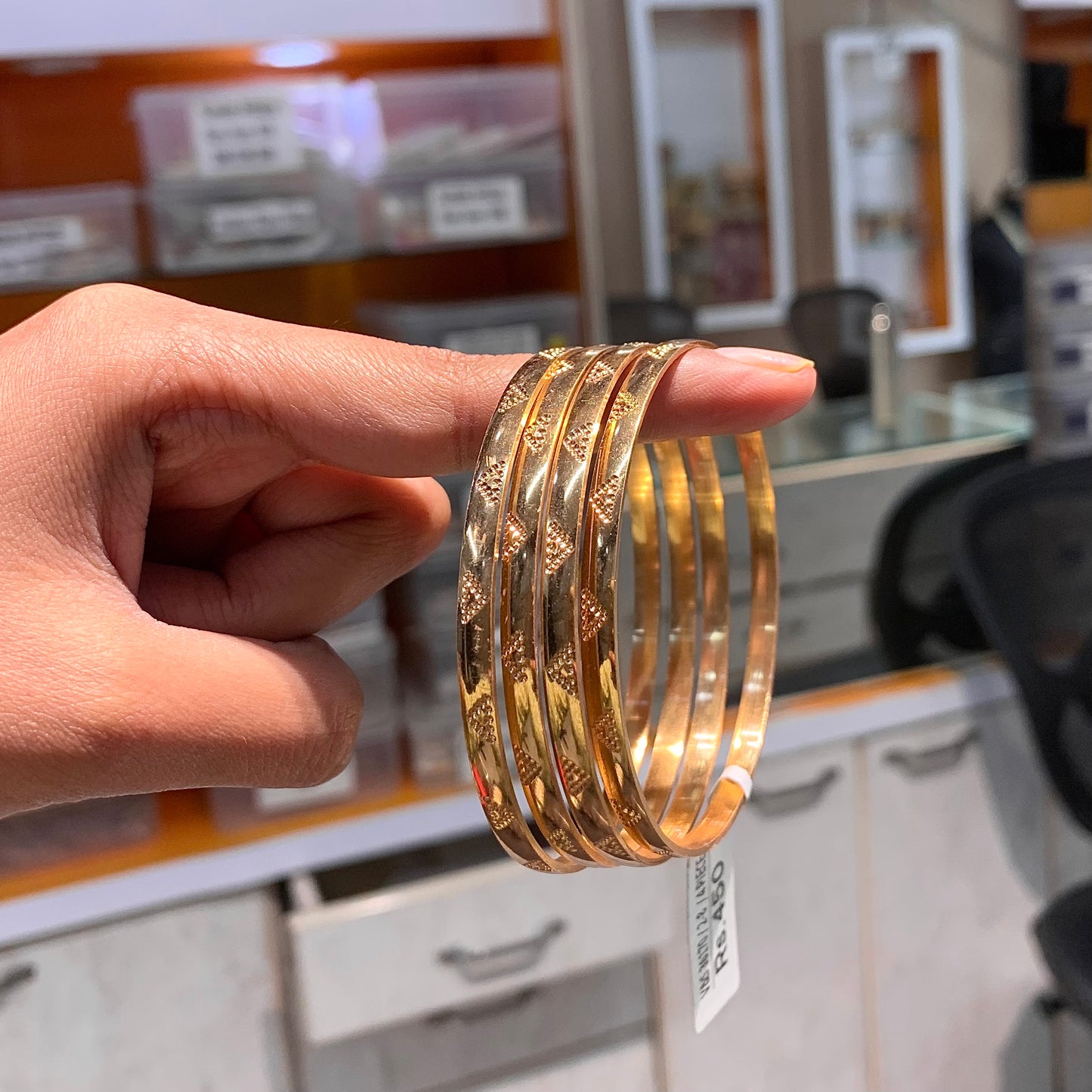 Gold Plated Bangles 4894626