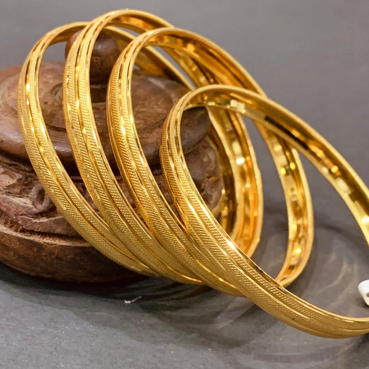 Gold Plated Bangles 526625