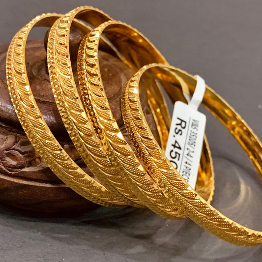 Gold Plated Bangles 533444