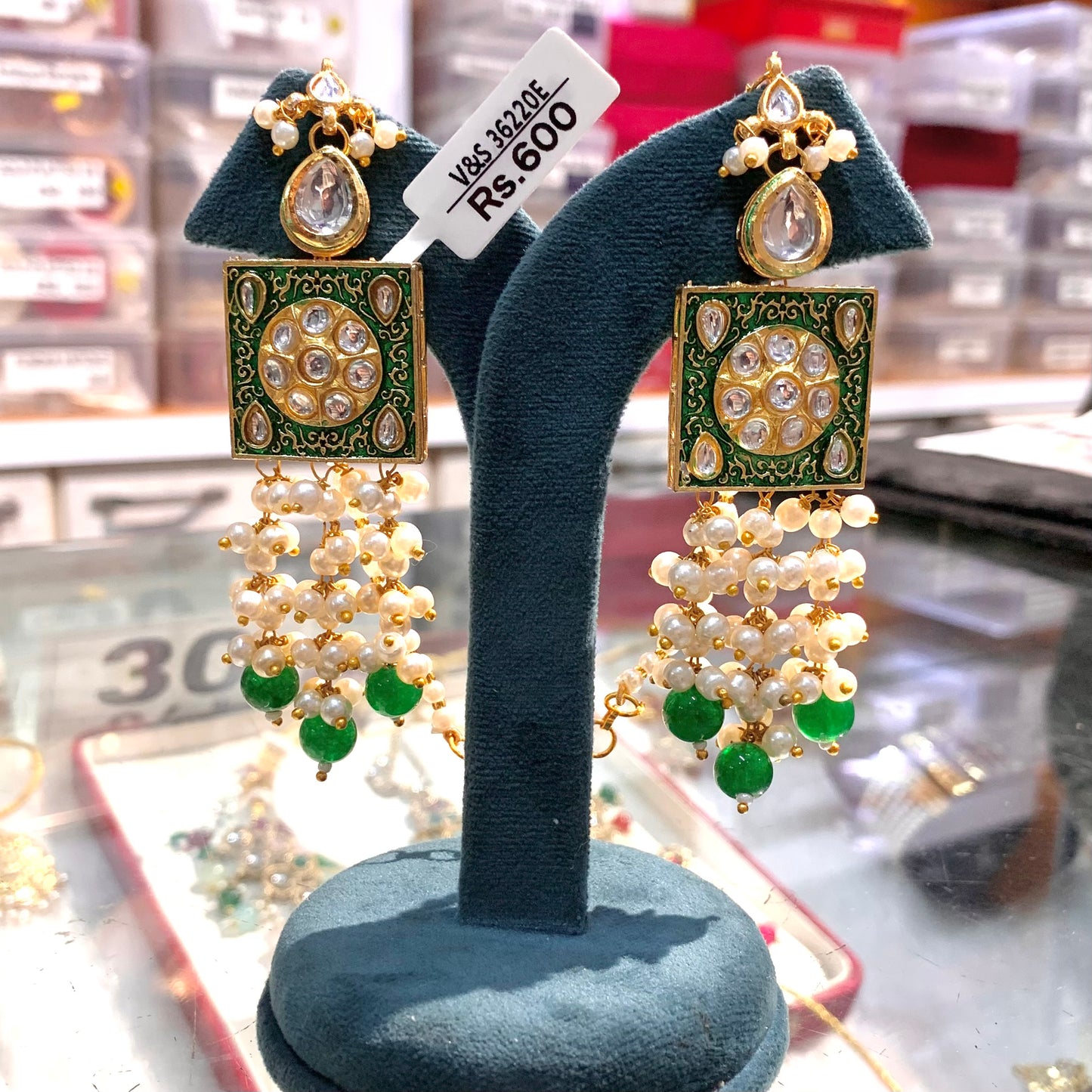 Kundan Earrings 42455
