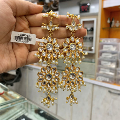 Kundan earrings 3456