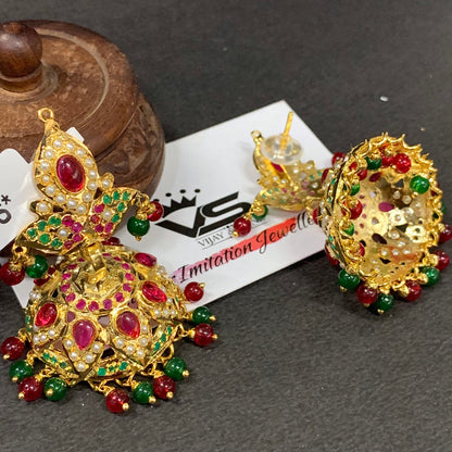 Jadau Earrings 765677