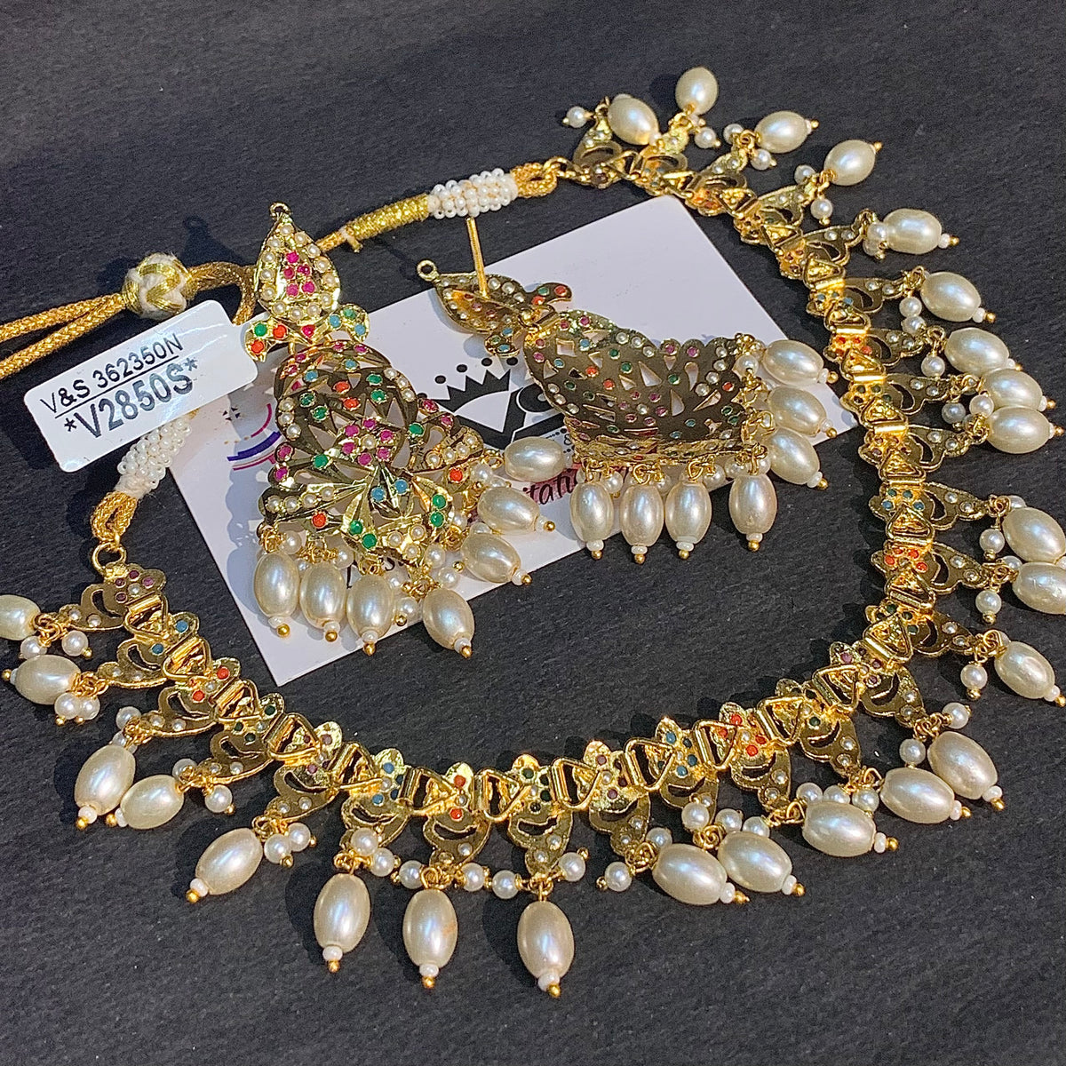 Jadau Necklaces Set 6453663