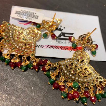 Jadau Earrings 634678