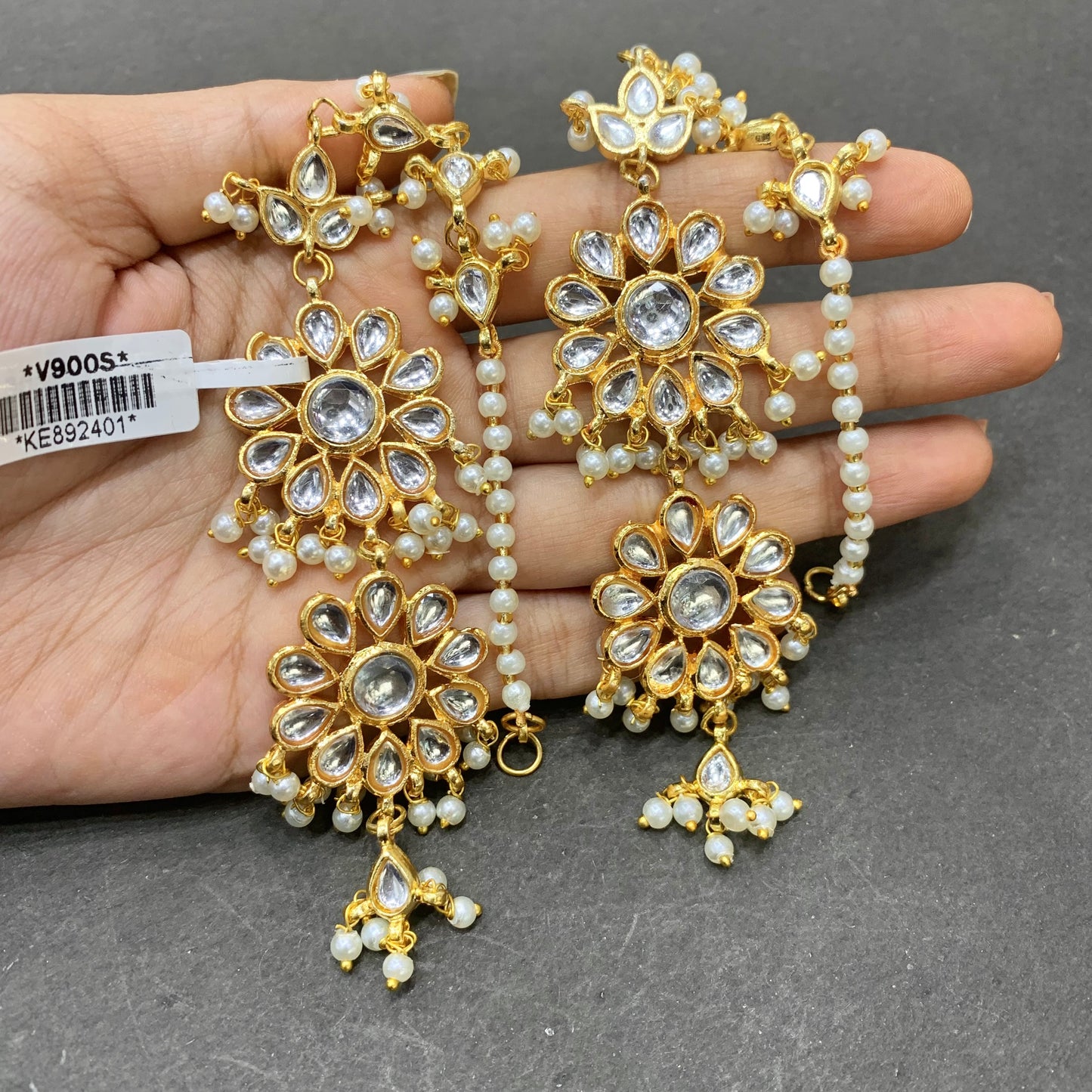 Kundan earrings 3456