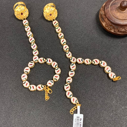 Kundan Hath Phool Rings 5455451