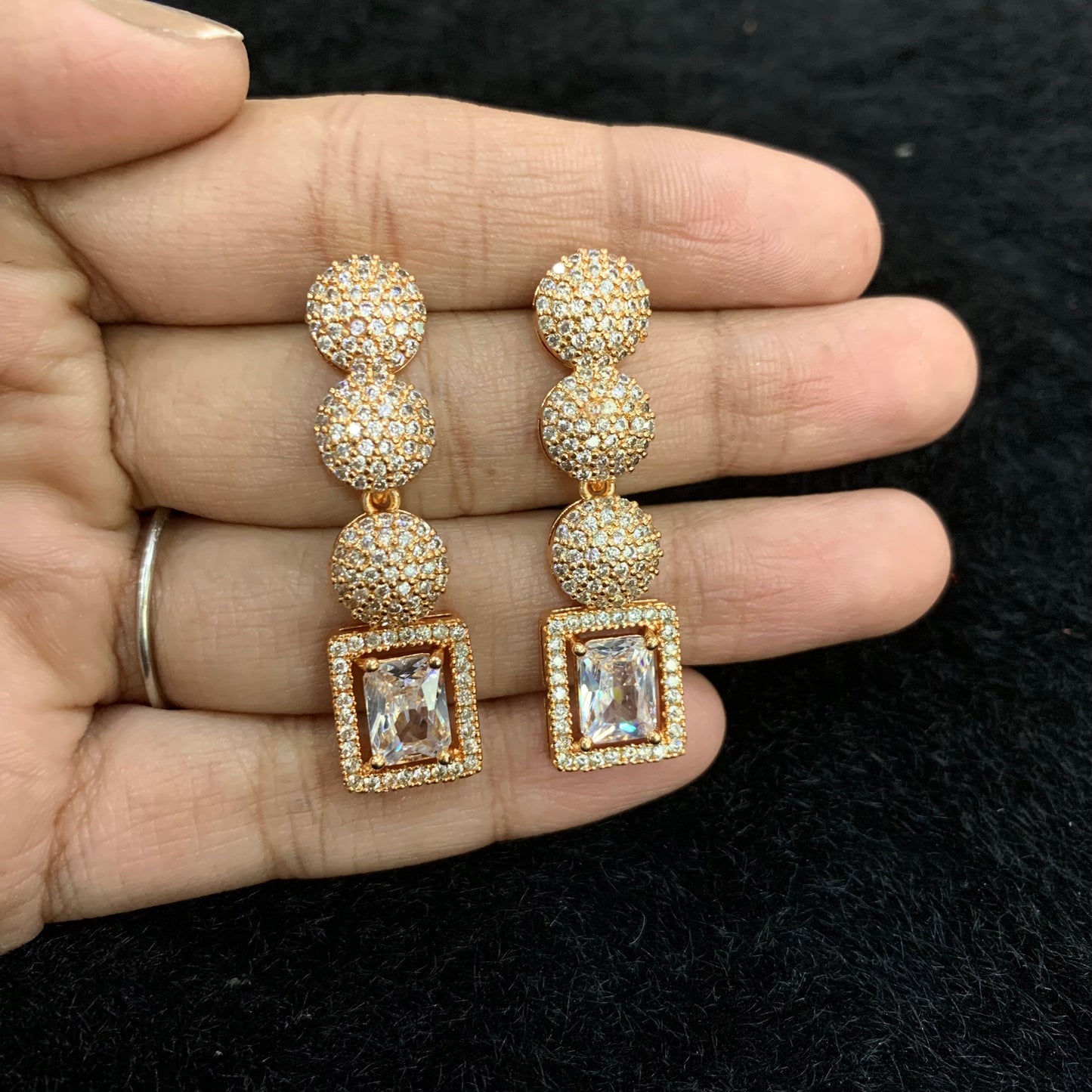 American diamond earrings 963245