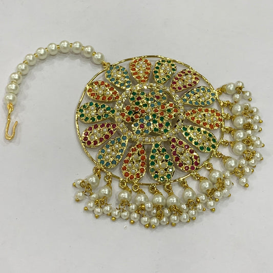 Jadau tikka 6474785 - Vijay & Sons