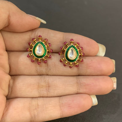 Kundan Topas / Studs 5766