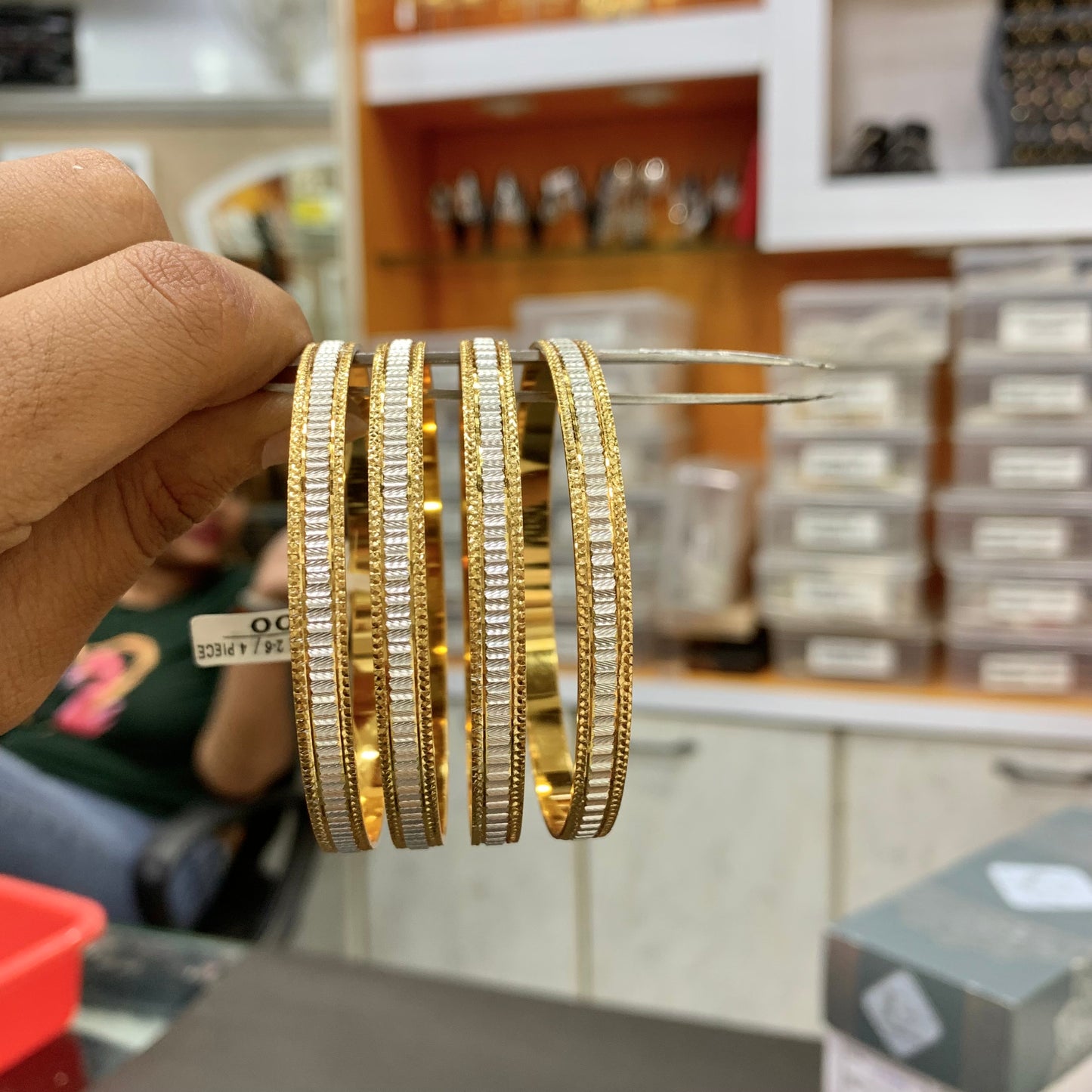 Gold Plated Bangles 675563