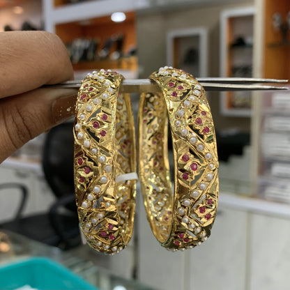 Jadau bangles 57765