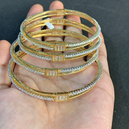 American Diamond Bangles 57454