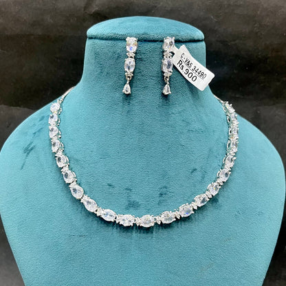 Zircon Necklace Set 333422