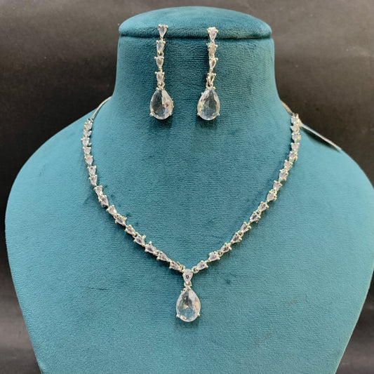 Zircon Necklace Set 478465