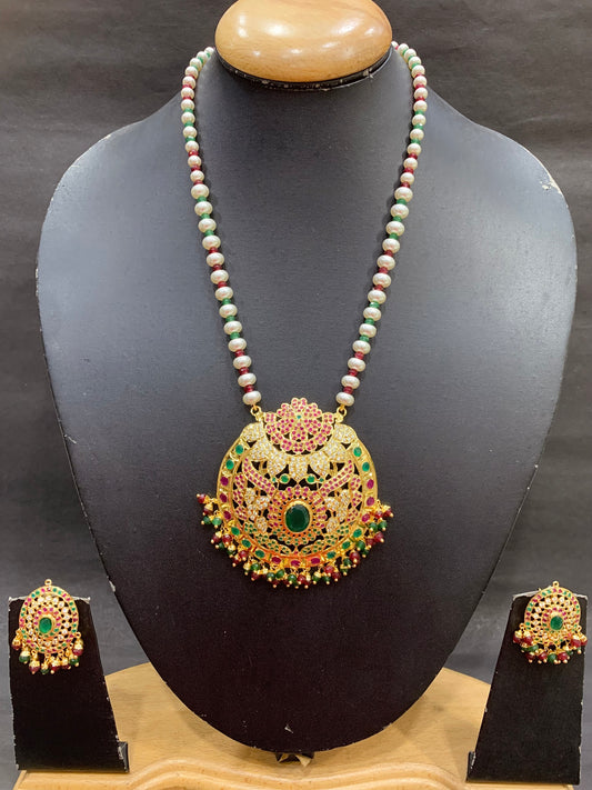 Jadau Pendant Set 455555