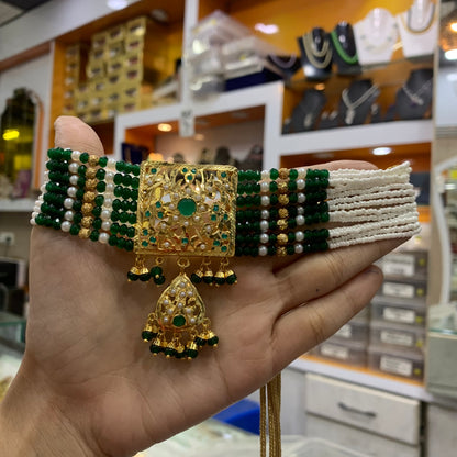 Jadau Necklace Set 46643