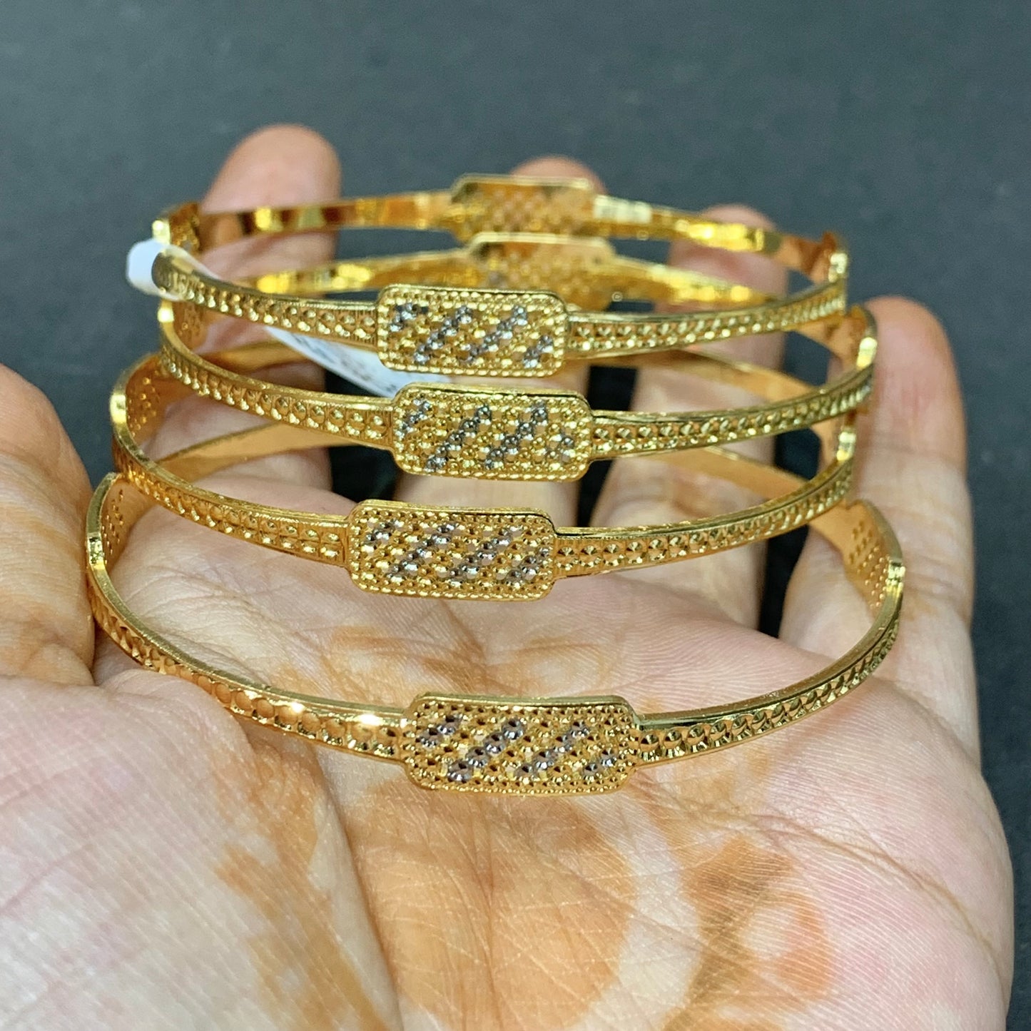 Gold Plated Bangles 674343