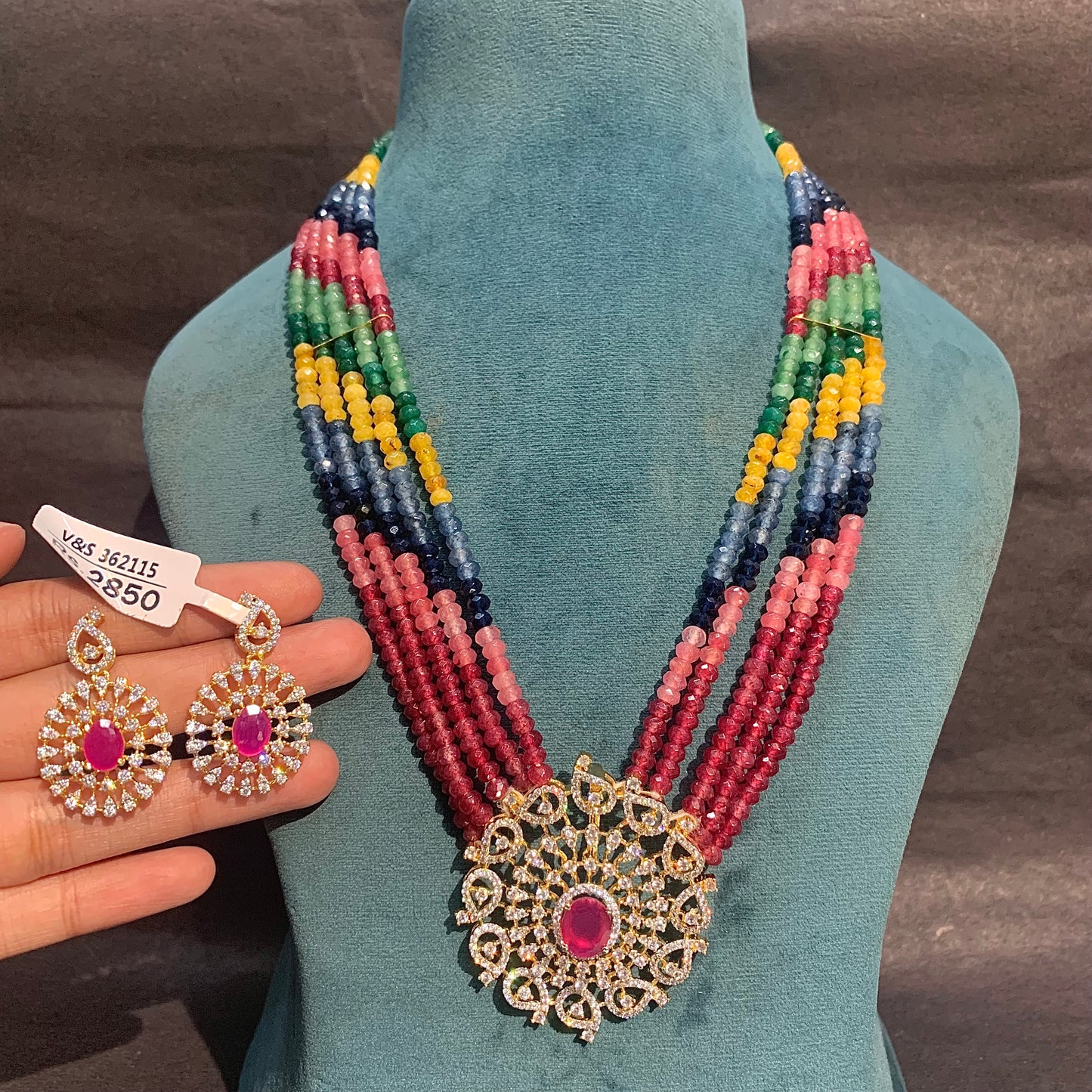 Zircon Necklace Set 8466567