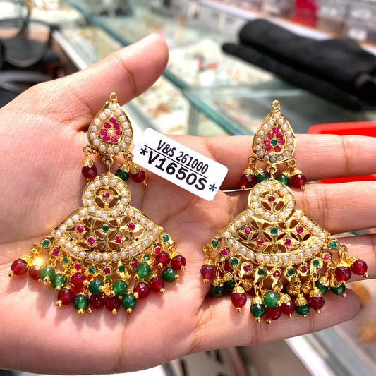 Jadau Earrings 634678