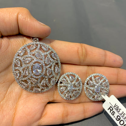 Zircon Pendant set 45642