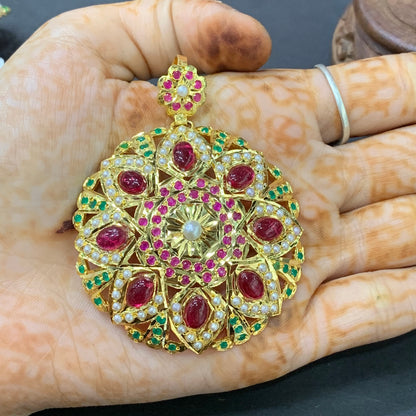 Jadau Pendant Set 57276