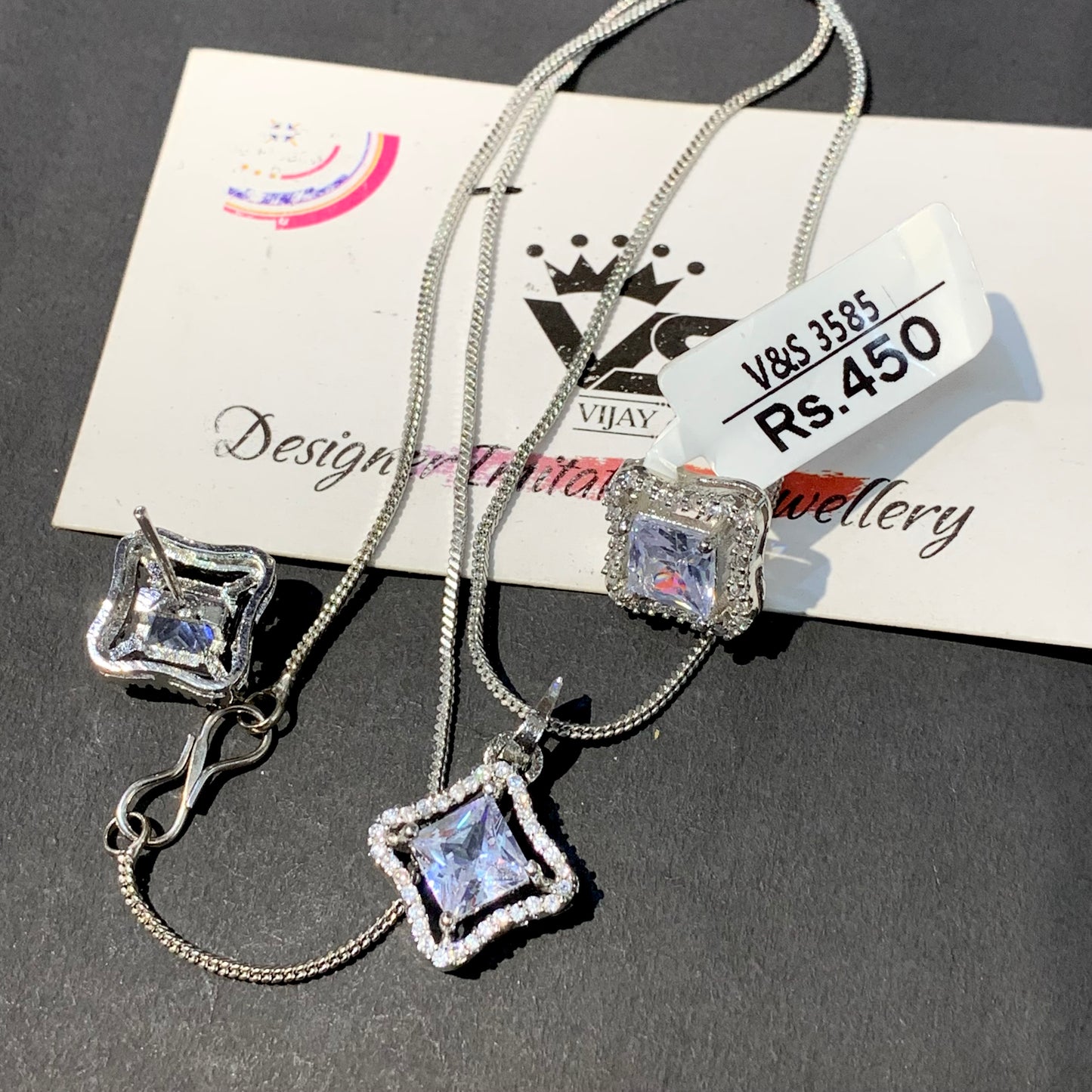 Zircon Pendant set 43256