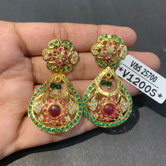 Jadau Earrings