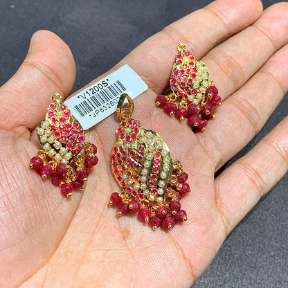 Jadau Pendant Set 5466667