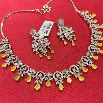 Zircon Necklace Set 3333433