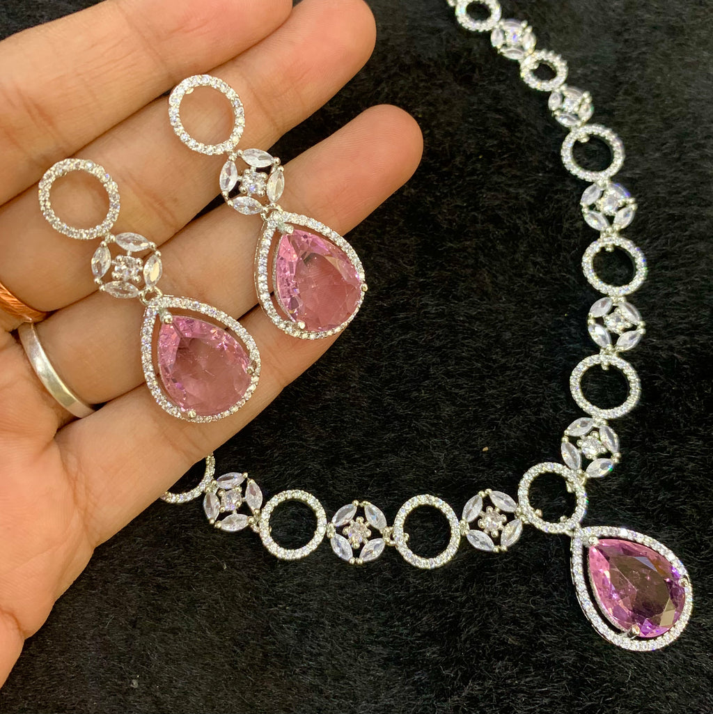Zircon Necklace Sets 578557