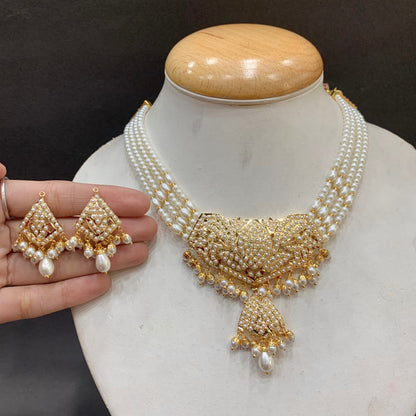 Jadau Necklace set 133256