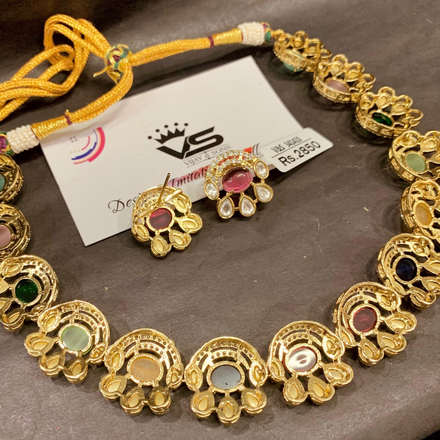 Kundan Necklace set 526726