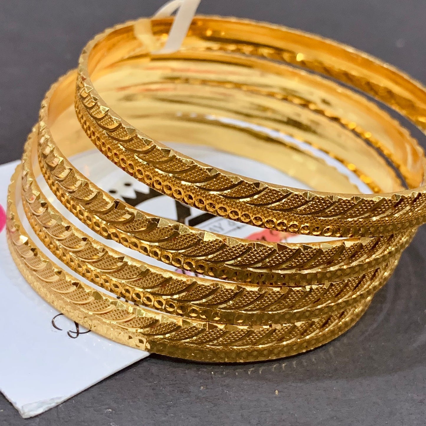Gold Plated Bangles 533444