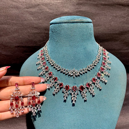 Zircon Necklace Set 829993