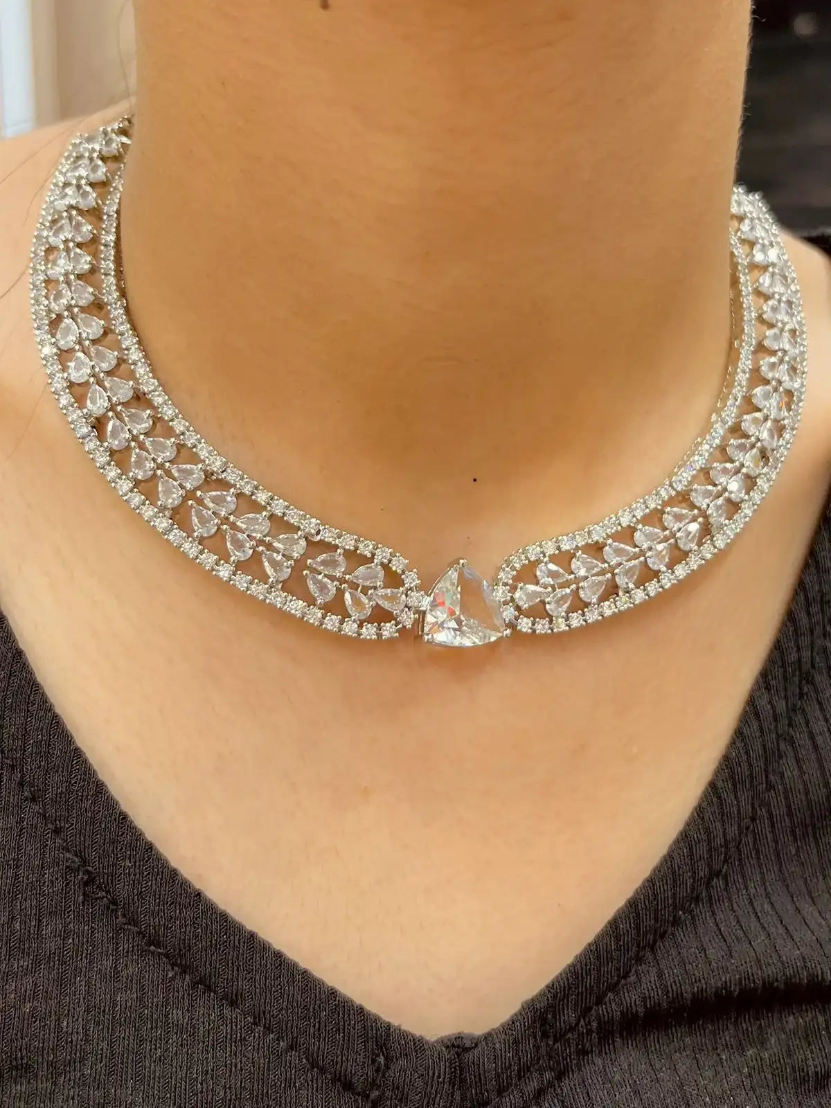 Zircon Necklace Set 5733
