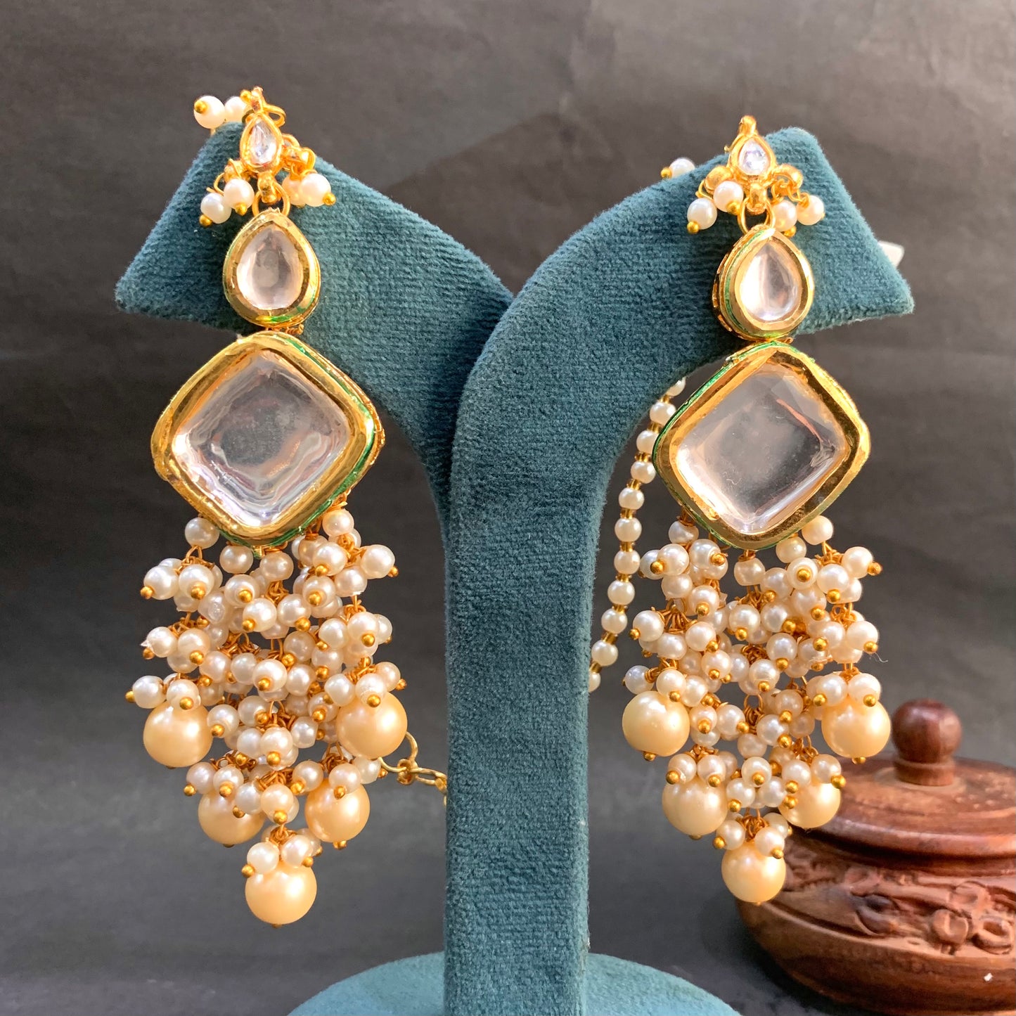 Kundan Earrings 62467