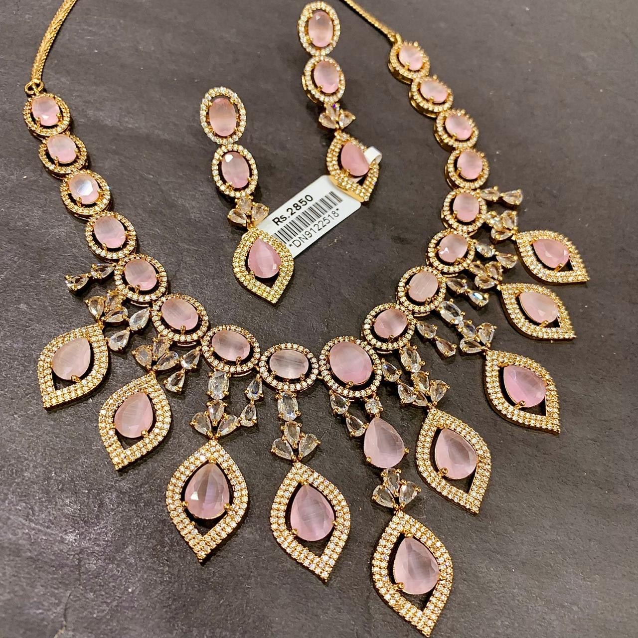 Zircon Necklace set 345566