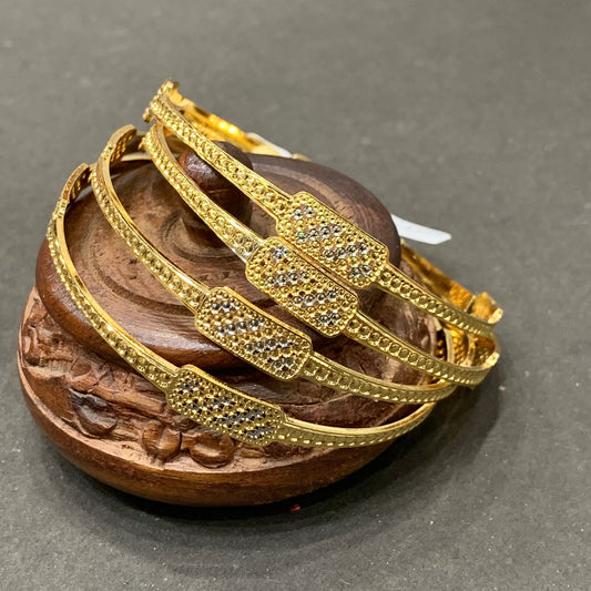 Gold Plated Bangles 674343