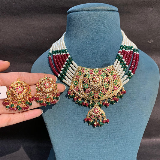 Jadau Necklaces Set 63746