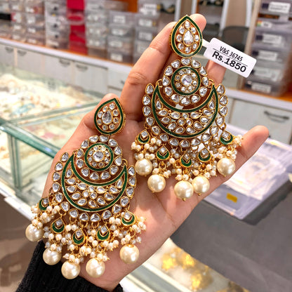Kundan Earrings 523577