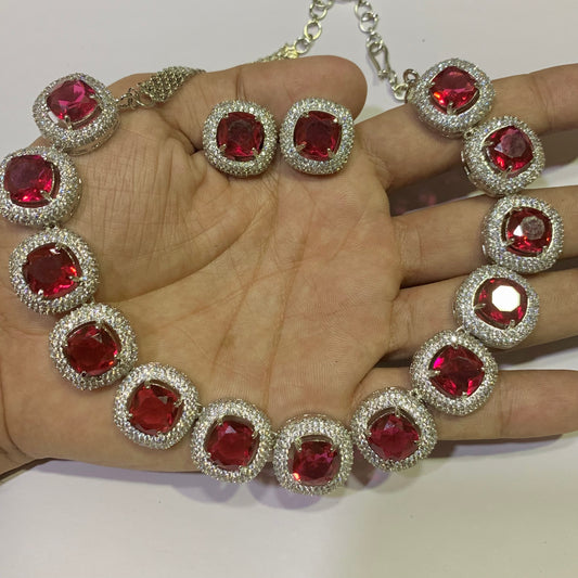 Diamond necklace sets 42786