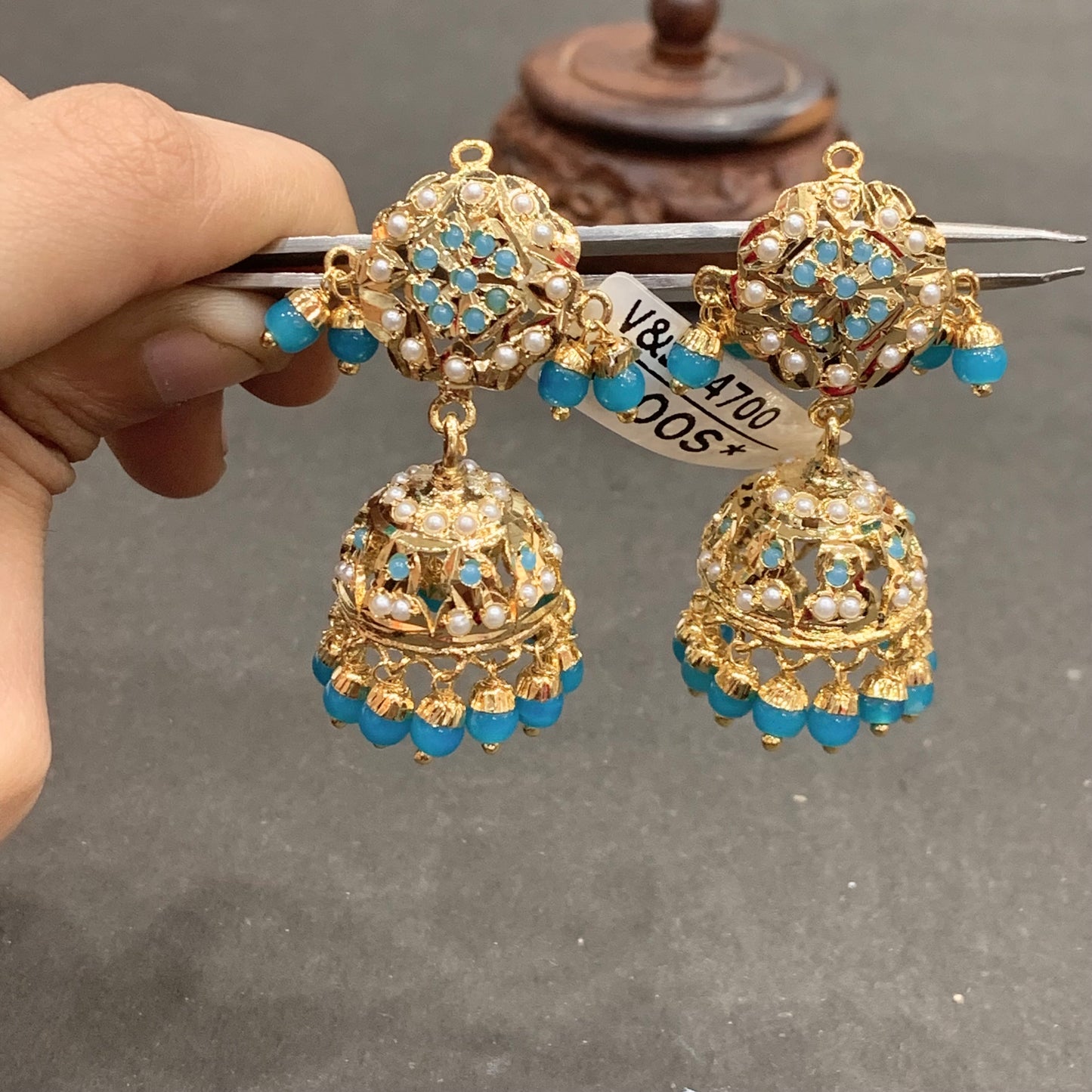 Jadau Earrings 46546